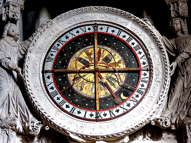 A lovely old time and horoscope piece
